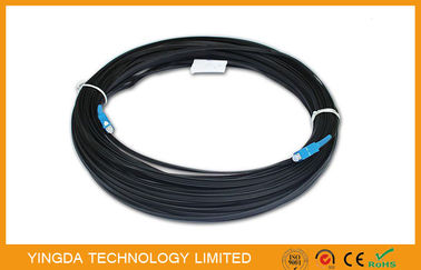 주문 1 중핵 자활하는 FTTH 접속 코드 SC - SC 광섬유 하락 케이블 검정 FRP LSZH 온라인 제조