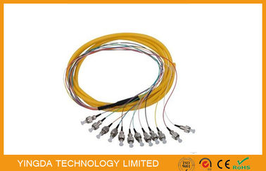 주문 FTTH 눈 섬유 떠꺼머리 FC UPC SM 단일 모드 단순한 900um LSZH 5M 노란 1310nm 온라인 제조