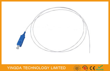 주문 PVC 1.5Mtrs 0.9mm SC/UPC 광섬유 떠꺼머리 SM 느슨한 완충기/점퍼 케이블 온라인 제조