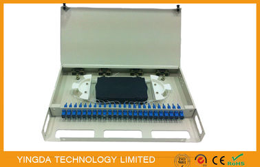 주문 FTTH FTTX FTTB ODN PON 네트워크를 위한 SC 심플렉스 24 항구 섬유 패치 패널 온라인 제조