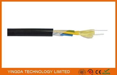 주문 옥외 CATV 기지국 접속 코드 FTTH 하락 케이블 7.0mm PE 칼집 단단히 부드럽게 된 케이블 온라인 제조