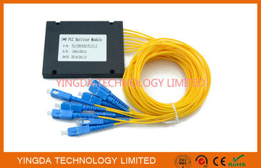 주문 GPON 단일 모드 광섬유 PLC 분배기 1x 8, PLC 분배기 모듈 SC 1.5M 온라인 제조
