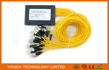 주문 GPON 자료 통신을 위한 낮은 PDL 1*32 FC PLC 광섬유 쪼개는 도구 아BS 플라스틱 온라인 제조