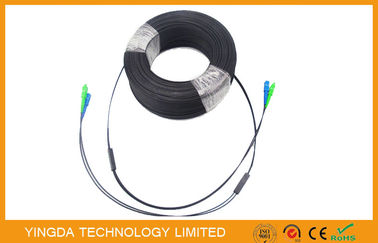 주문 실내 광섬유 헝겊 조각은 SC APC - SC 쌍신회로 FTTH 하락 케이블 팬-아웃 장비 LSZH FRP에 케이블을 답니다 온라인 제조