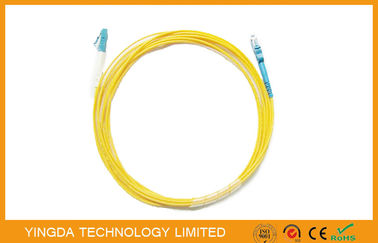 주문 Lx.5 - LC 광섬유 접속 코드 케이블 단순한 단일 모드 2.0mm 높은 RL, 낮은 IL 온라인 제조