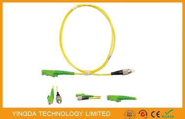 주문 E2000/APC - FC/UPC SM SX 3.0mm 3M 광섬유 접속 코드 황색 LSZH 온라인 제조