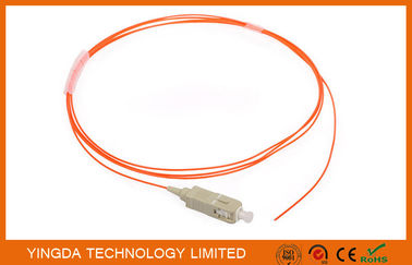 주문 광섬유 떠꺼머리 SC PC Mulitmode MM 62.5/125 um 심플렉스 0.9mm 1.5 미터 온라인 제조