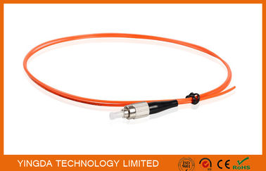 주문 다중 상태 섬유 눈 떠꺼머리 FC MM 50/125um 2mm 2Mtrs 단순한 PVC 광학 섬유 케이블 온라인 제조