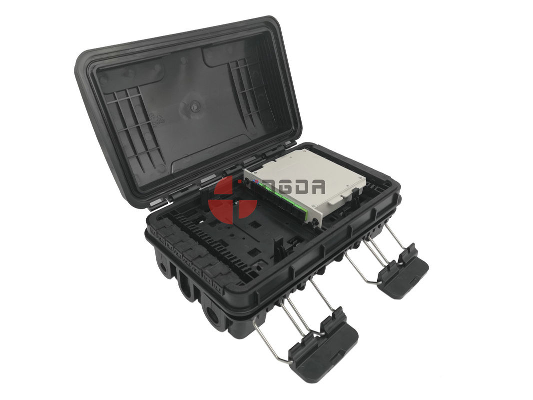 PP + GF Fiber Cable Joint Box Waterproof 290 * 190 * 110mm 24cores Capacity