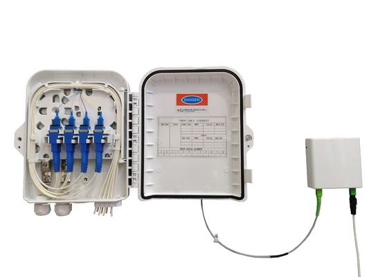 YINGDA FTTH 8 코어 플라스틱 막대기 장착 광섬유 스플리터 유통 상자 실내용 드롭 케이블 3mm