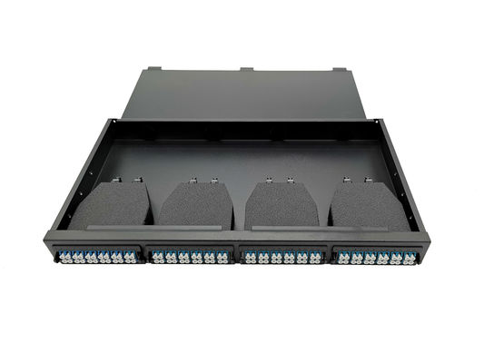 1U MTP MPO 케이블 패치 패널 스토리지 영역 네트워크-섬유 채널
