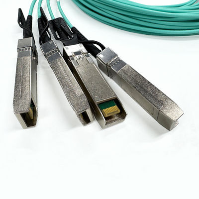 고품질의 100G QSFP28 OM3 액티브 광 케이블 AOC 케이블 광 송수신기 네트워크에 사용