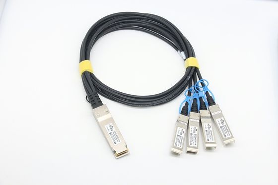 100G QSFP28 ~ 4x25G SFP28 DAC 트윈엑스 케이블 직접 연결 구리 재료 시스코와 호환