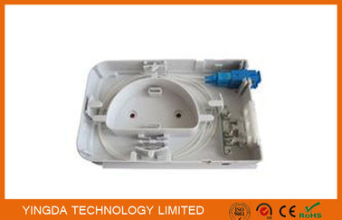 FTTH 벽에 장착된 상자 2 포트 광섬유 종료 상자 SC LC 듀플렉스 광섬유 상자